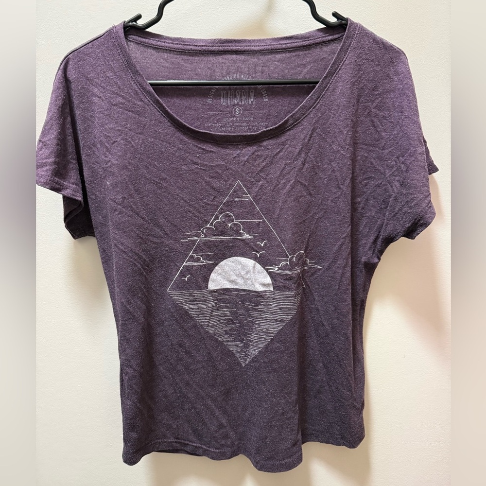 Chic Purple Graphic Tee